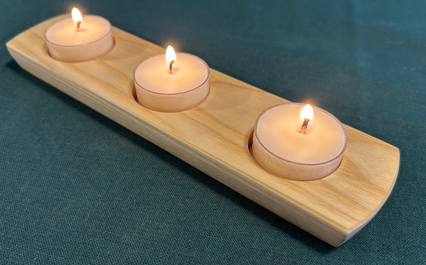 Ash 3-Hole Shot Glass/Tealight Candle Holder