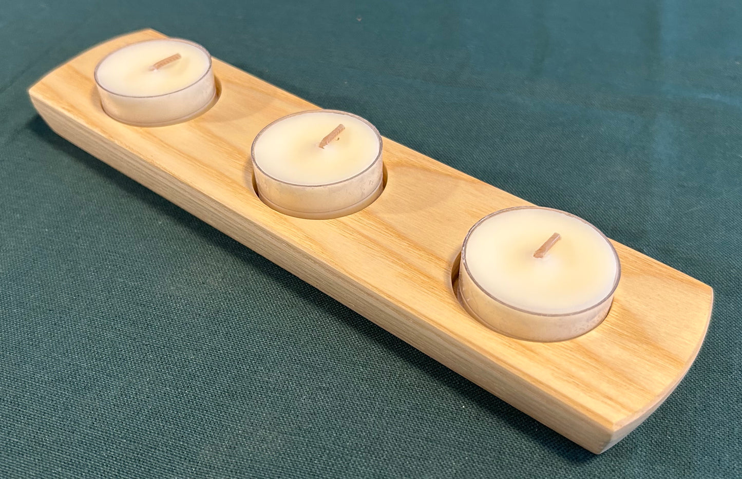 Ash 3-Hole Shot Glass/Tealight Candle Holder