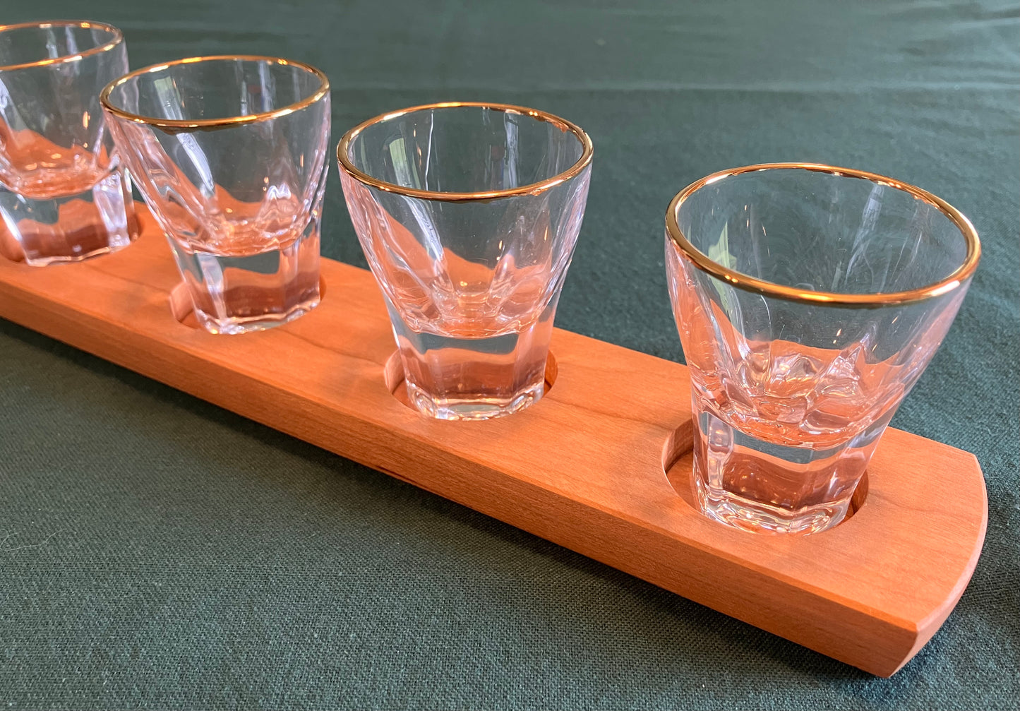 Cherry 5-Hole Shot Glass/Tealight Candle Holder