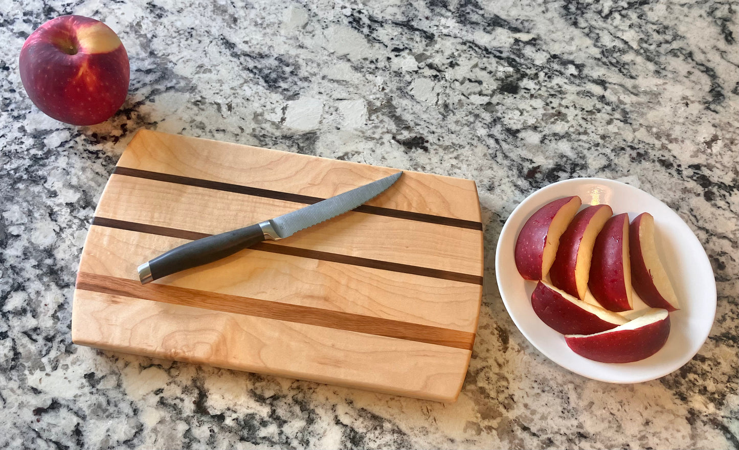 Small Pinstriped Maple Cutting Board