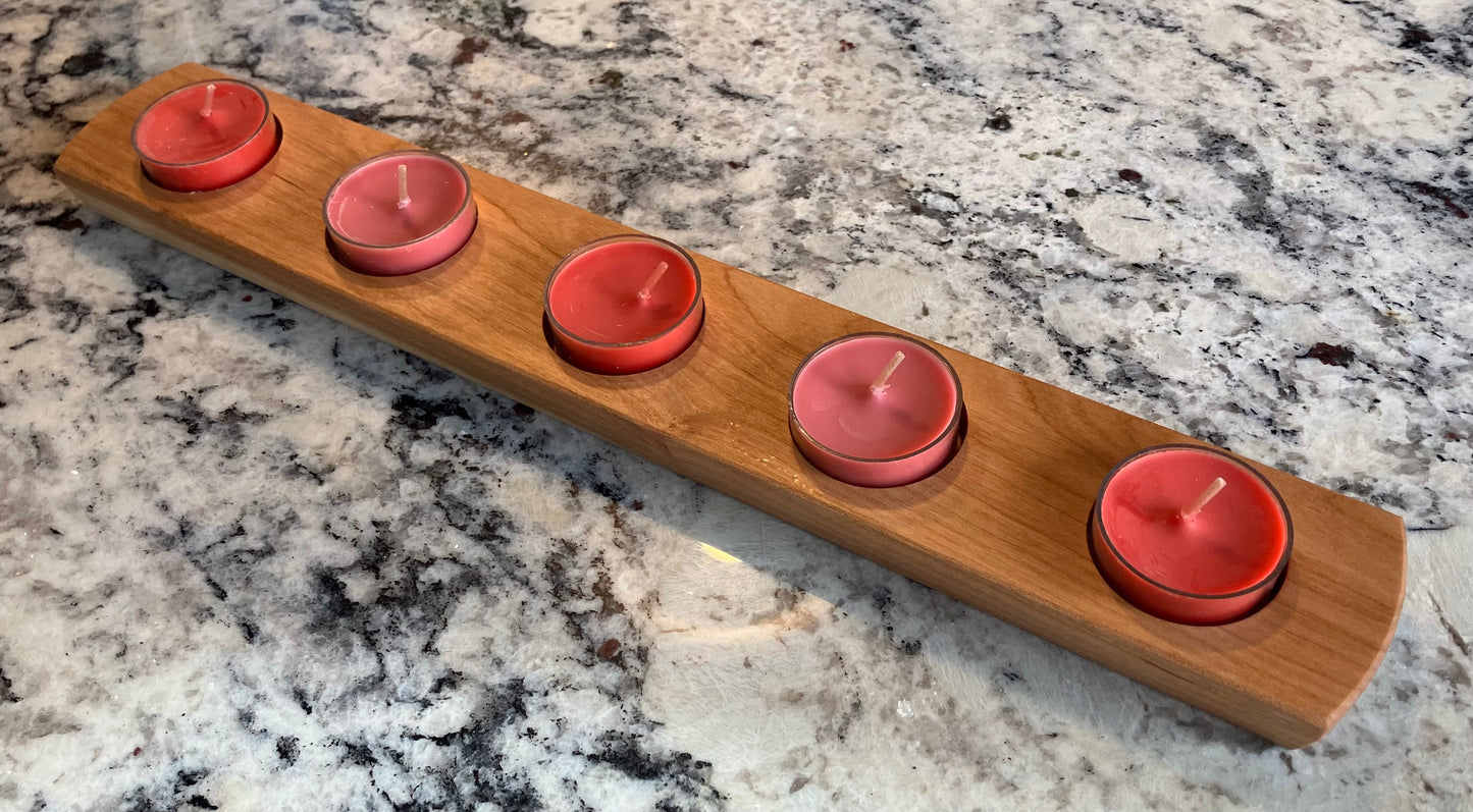 Cherry 5-Hole Tealight Candle Holder